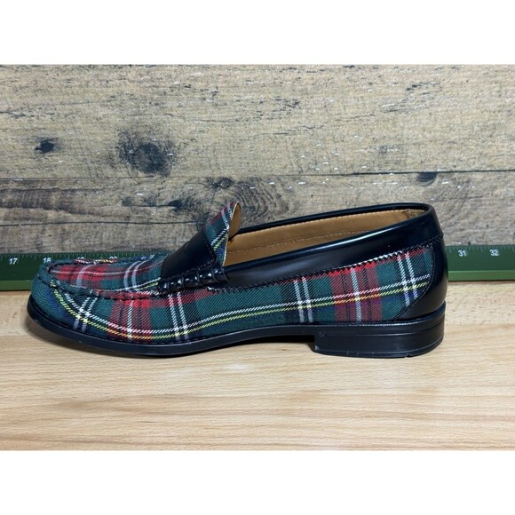 ?RARE- New J Crew Camden Loafers Mens 8 Or W9.5 Plaid Tartan Penny Preppy main image 7